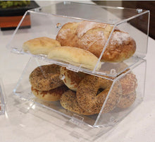 Load image into Gallery viewer, Bread Bin SKU 82987634 | Bakery Display Box Acrylic Perspex Clear Storage
