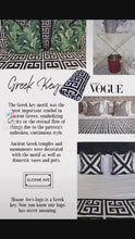 Load and play video in Gallery viewer, Greek Key Fleece Blanket SKU 52682924 | Geometric Black and White Throw Monochrome
