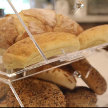 Load image into Gallery viewer, Bread Bin SKU 82987634 | Bakery Display Box Acrylic Perspex Clear Storage
