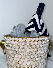 Load image into Gallery viewer, Gold Ice Bucket Embellished Gold Leaf
