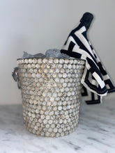 Load image into Gallery viewer, Silver Ice Bucket Faux Pearls Embellished
