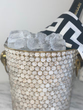 Load image into Gallery viewer, Gold Ice Bucket Embellished Gold Leaf
